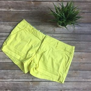 Volcom yellow shorts, size 7